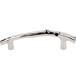 Top Knobs M1965 Aspen II 5" Center to Center Cast Bronze Twig Cabinet Pull in Polished Nickel
