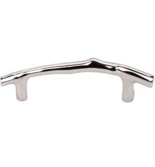 Top Knobs M1962 Aspen II 3 1/2" Center to Center Cast Bronze Twig Cabinet Pull in Polished Nickel