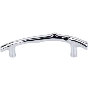 Top Knobs M1964 Aspen II 5" Center to Center Cast Bronze Twig Cabinet Pull in Polished Chrome