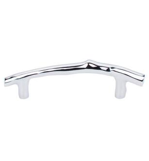 Top Knobs M1961 Aspen II 3 1/2" Center to Center Cast Bronze Twig Cabinet Pull in Polished Chrome