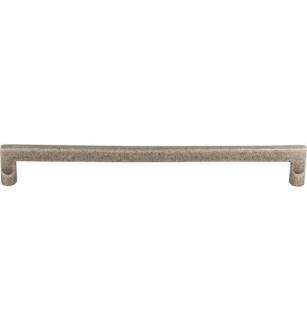 Top Knobs M1375 Aspen 12" Center to Center Cast Bronze Flat Sided Cabinet Pull in Silicon Bronze Light