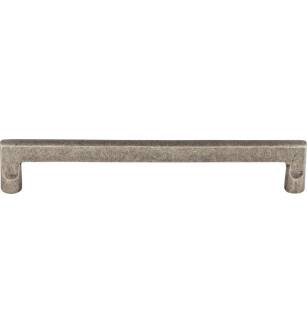 Top Knobs M1370 Aspen 9" Center to Center Cast Bronze Flat Sided Cabinet Pull in Silicon Bronze Light