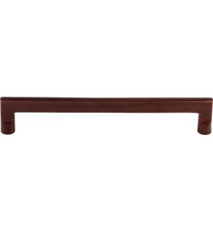 Top Knobs M1373 Aspen 9" Center to Center Cast Bronze Flat Sided Cabinet Pull in Mahogany Bronze
