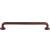 Top Knobs M1408 Aspen 18" Center to Center Cast Bronze Rounded Cabinet Pull in Mahogany Bronze