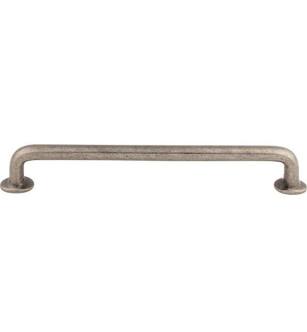 Top Knobs M1400 Aspen 12" Center to Center Cast Bronze Rounded Cabinet Pull in Silicon Bronze Light