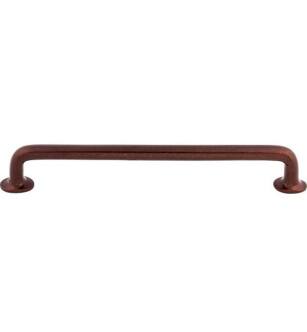 Top Knobs M1403 Aspen 12" Center to Center Cast Bronze Rounded Cabinet Pull in Mahogany Bronze