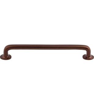 Top Knobs M1398 Aspen 9" Center to Center Cast Bronze Rounded Cabinet Pull in Mahogany Bronze