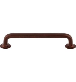 Top Knobs M1393 Aspen 6" Center to Center Cast Bronze Rounded Cabinet Pull in Mahogany Bronze