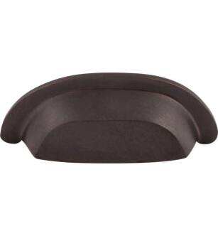 Top Knobs M1412 Aspen 3" Center to Center Cast Bronze Cup Cabinet Pull in Medium Bronze