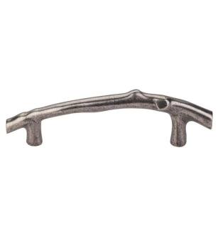 Top Knobs M1345 Aspen 5" Center to Center Cast Bronze Twig Cabinet Pull in Silicon Bronze Light