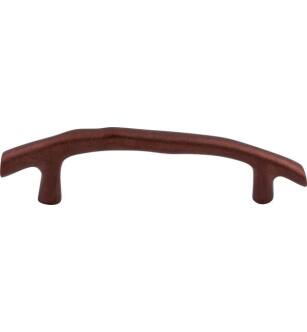 Top Knobs M1348 Aspen 5" Center to Center Cast Bronze Twig Cabinet Pull in Mahogany Bronze