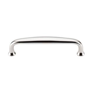Top Knobs M1280 Asbury 4" Center to Center Zinc Alloy Charlotte Cabinet Pull in Polished Nickel
