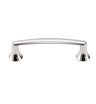 Top Knobs M1293 Asbury 3 3/4" Center to Center Zinc Alloy Rue Cabinet Pull in Polished Nickel