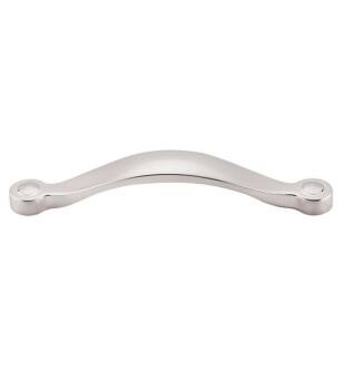 Top Knobs M1262 Asbury 5 1/8" Center to Center Zinc Alloy Saddle Cabinet Pull in Brushed Satin Nickel