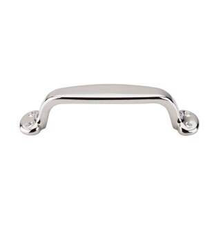 Top Knobs M1261 Asbury 3 3/4" Center to Center Zinc Alloy Trunk Cabinet Pull in Polished Nickel