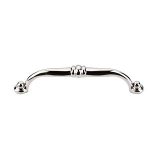 Top Knobs M1297 Asbury 5 1/8" Center to Center Zinc Alloy Voss Cabinet Pull in Polished Nickel