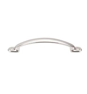 Top Knobs M1329 Asbury 5 1/8" Center to Center Zinc Alloy Arendal Cabinet Pull in Polished Nickel