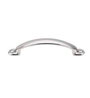 Top Knobs M1295 Asbury 3 3/4" Center to Center Zinc Alloy Arendal Cabinet Pull in Polished Nickel
