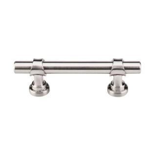 Top Knobs M1747 Asbury 3" Center to Center Zinc Alloy Bit Cabinet Pull in Brushed Satin Nickel