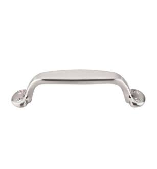 Top Knobs M530 Asbury 3 3/4" Center to Center Zinc Alloy Trunk Cabinet Pull in Brushed Satin Nickel