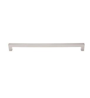 Top Knobs M1841 Asbury 12" Center to Center Zinc Alloy Square Bar Cabinet Pull in Polished Nickel