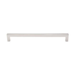 Top Knobs M1286 Asbury 8 7/8" Center to Center Zinc Alloy Square Bar Cabinet Pull in Polished Nickel
