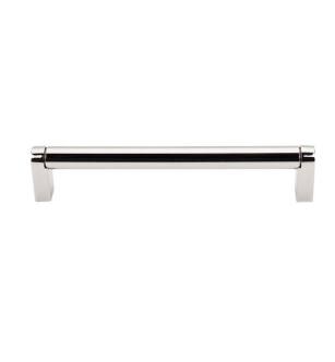 Top Knobs M1257 Asbury 6 3/8" Center to Center Steel Pennington Bar Cabinet Pull in Polished Nickel