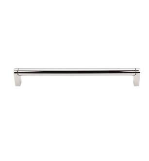 Top Knobs M1258 Asbury 8 7/8" Center to Center Steel Pennington Bar Cabinet Pull in Polished Nickel