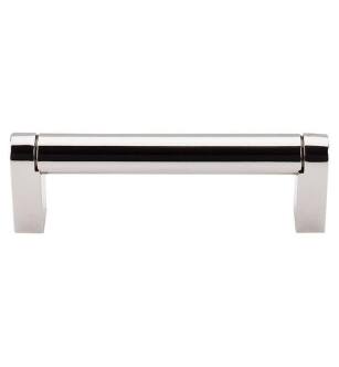 Top Knobs M1255 Asbury 3 3/4" Center to Center Steel Pennington Bar Cabinet Pull in Polished Nickel