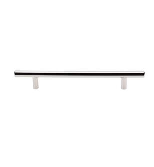 Top Knobs M1272 Asbury 6 3/8" Center to Center Steel Hopewell Bar Cabinet Pull in Polished Nickel