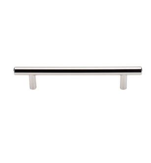 Top Knobs M1271 Asbury 5 1/8" Center to Center Steel Hopewell Bar Cabinet Pull in Polished Nickel
