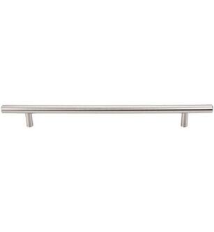 Top Knobs M432 Bar Pulls 8 7/8" Center to Center Steel Hopewell Bar Cabinet Pull in Brushed Satin Nickel