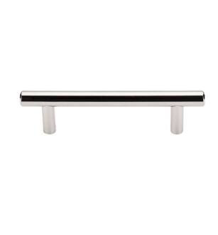 Top Knobs M1270 Asbury 3 3/4" Center to Center Steel Hopewell Bar Cabinet Pull in Polished Nickel