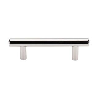 Top Knobs M1269 Asbury 3" Center to Center Steel Hopewell Bar Cabinet Pull in Polished Nickel