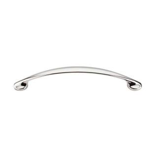 Top Knobs M1265 Asbury 5 1/8" Center to Center Zinc Alloy Mandal Cabinet Pull in Polished Nickel