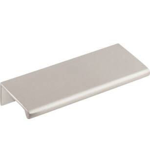 Top Knobs TK502BSN Mercer 3" Center to Center Zinc Alloy Europa Tab Cabinet Pull in Brushed Satin Nickel