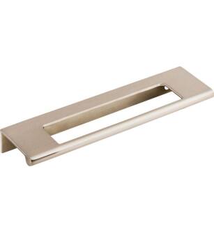 Top Knobs TK521BSN Mercer 5" Center to Center Zinc Alloy Europa Cut Out Tab Cabinet Pull in Brushed Satin Nickel