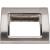 Top Knobs TK616BSN Mercer 1 1/2" Center to Center Zinc Alloy Tango Finger Cabinet Pull in Brushed Satin Nickel