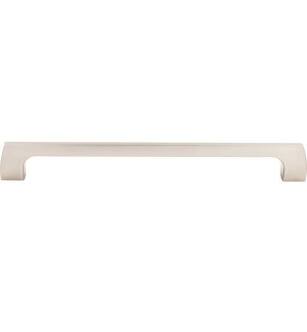 Top Knobs TK548BSN Mercer 12" Center to Center Zinc Alloy Holland Appliance Cabinet Pull in Brushed Satin Nickel