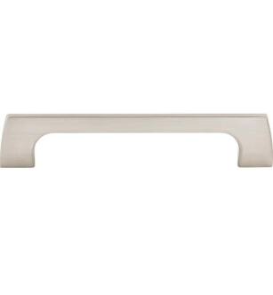 Top Knobs TK544BSN Mercer 5 1/8" Center to Center Zinc Alloy Holland Cabinet Pull in Brushed Satin Nickel