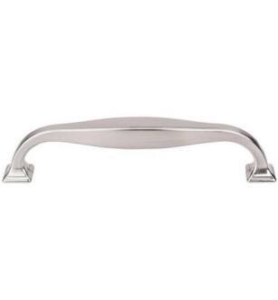 Top Knobs TK723BSN Transcend 5" Center to Center Contour Handle Cabinet Pull in Brushed Satin Nickel