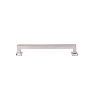 Top Knobs TK705BSN Transcend 6 3/8" Center to Center Ascendra Handle Cabinet Pull in Brushed Satin Nickel