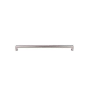 Top Knobs TK676BSN Transcend 12" Center to Center Zinc Alloy Podium Cabinet Pull in Brushed Satin Nickel