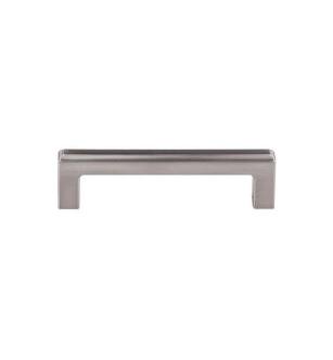 Top Knobs TK672BSN Transcend 3 3/4" Center to Center Zinc Alloy Podium Cabinet Pull in Brushed Satin Nickel