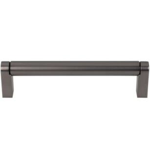 Top Knobs M2435 Bar Pulls 5 1/8" Center to Center Steel Pennington Handle Cabinet Pull in Ash Gray