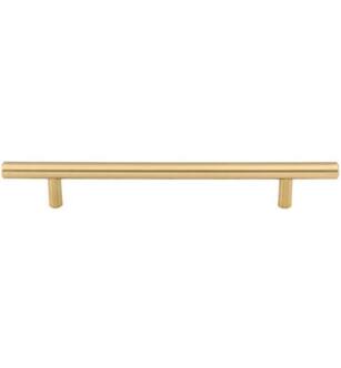 Top Knobs M2422 Bar Pulls 6 3/8" Center to Center Steel Hopewell Bar Cabinet Pull in Honey Bronze