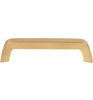 Top Knobs M1898 Nouveau III 5 1/8" Center to Center Zinc Alloy Tapered Bar Cabinet Pull in Honey Bronze