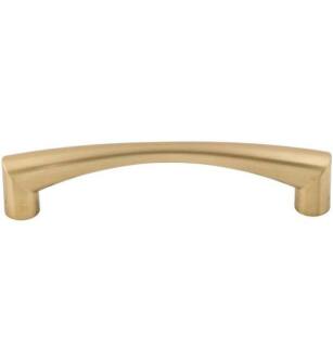 Top Knobs M1576 Nouveau III 5 1/8" Center to Center Zinc Alloy Hidra Arch Cabinet Pull in Honey Bronze
