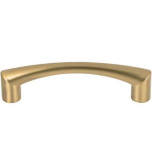 Top Knobs M1574 Nouveau III 3 3/4" Center to Center Zinc Alloy Hidra Arch Cabinet Pull in Honey Bronze