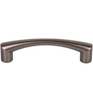 Top Knobs M1573 Nouveau III 3 3/4" Center to Center Zinc Alloy Hidra Arch Cabinet Pull in Ash Gray